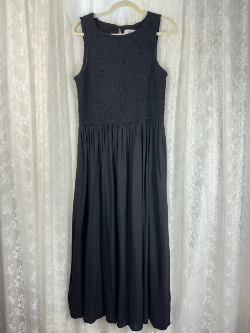 Jopna Sleeveless Black Maxi Dress